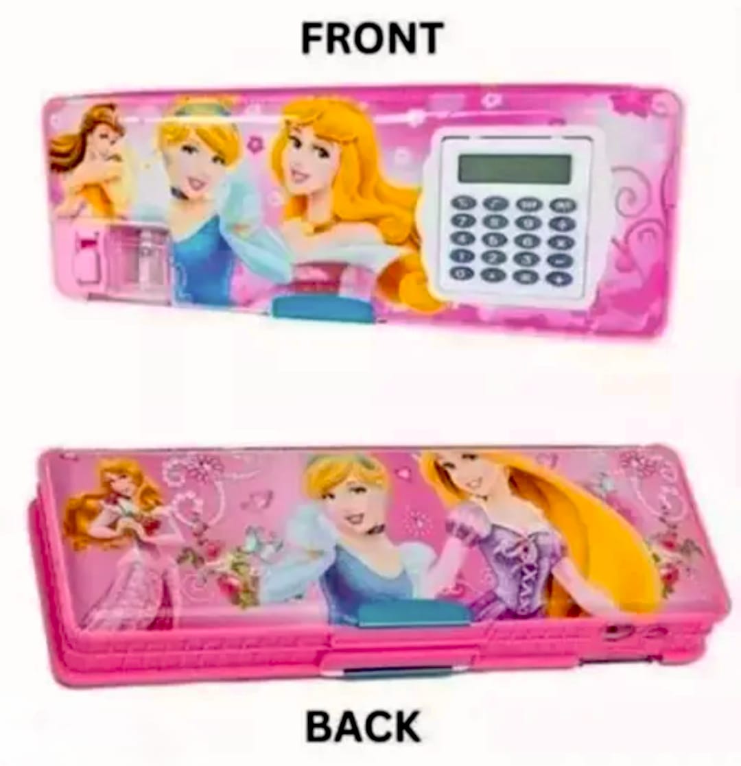 2 sets of Jumbo 'Multifunctional Kids' Pencil Box