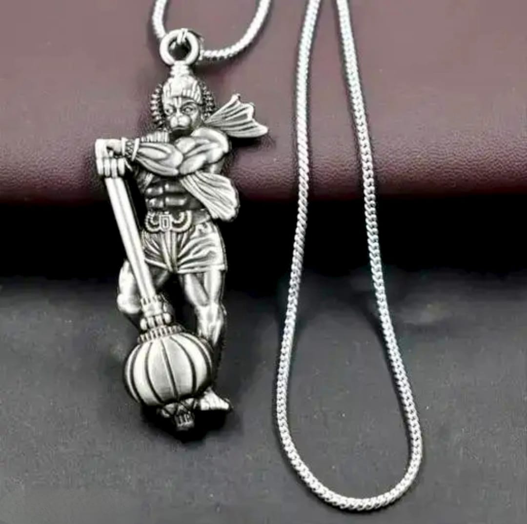 Powerful Bajrangbali Gada Pendant