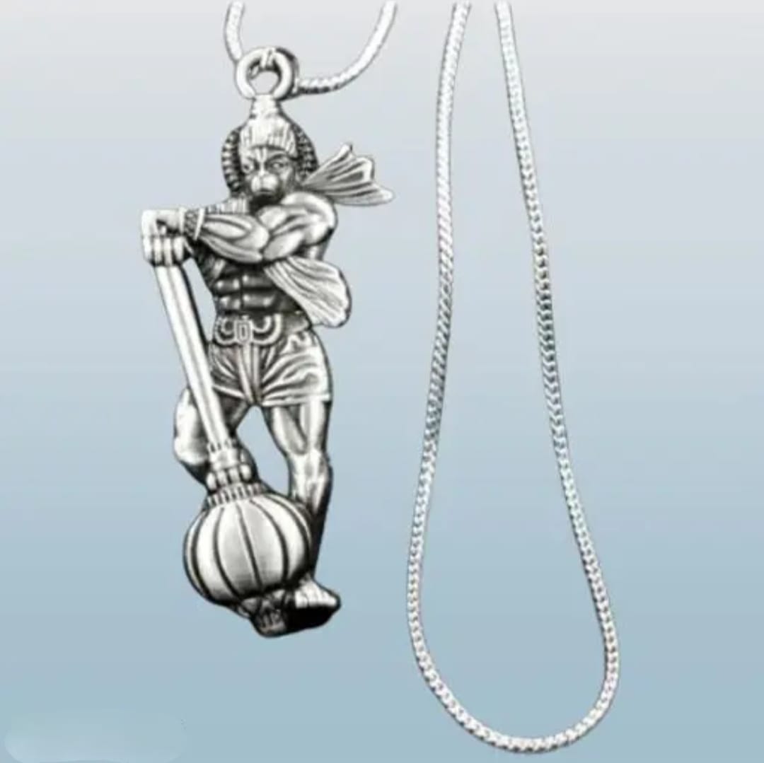 Powerful Bajrangbali Gada Pendant