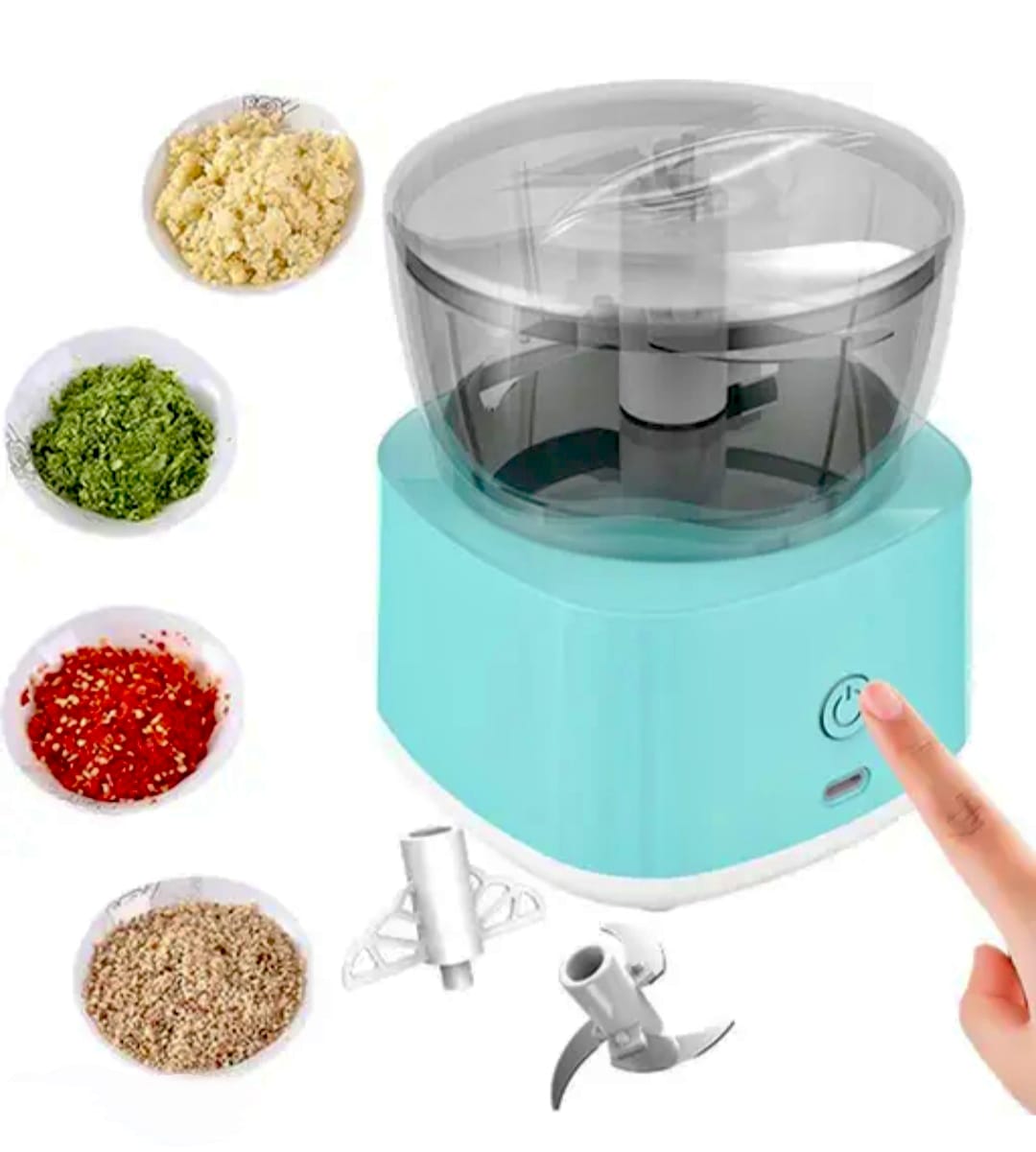 Rechargeable Mini Electric Chopper & Vegetable Slicer