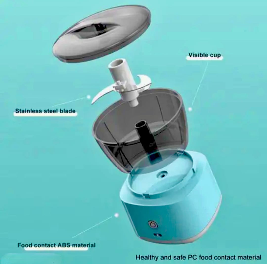 Rechargeable Mini Electric Chopper & Vegetable Slicer