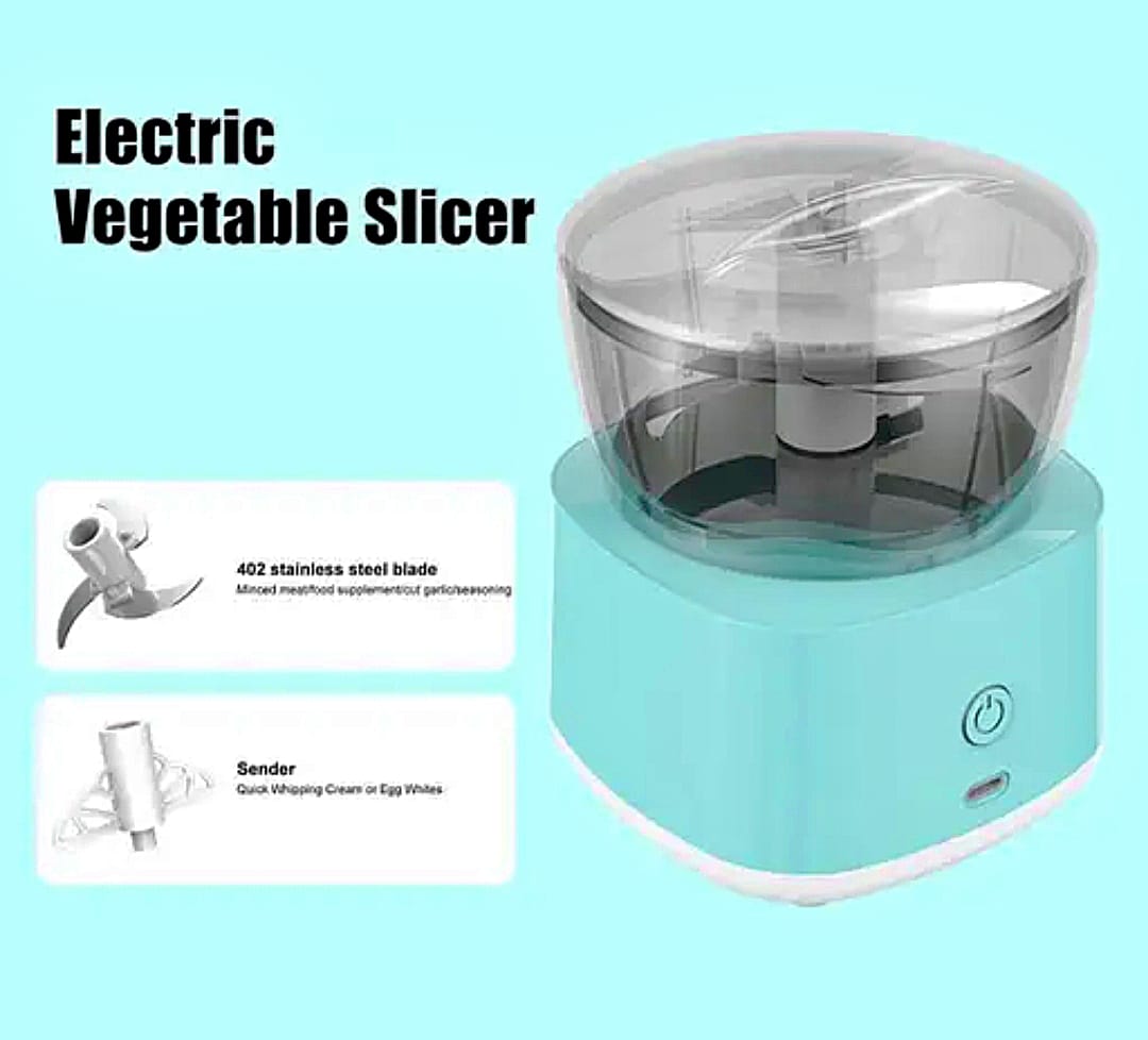 Rechargeable Mini Electric Chopper & Vegetable Slicer
