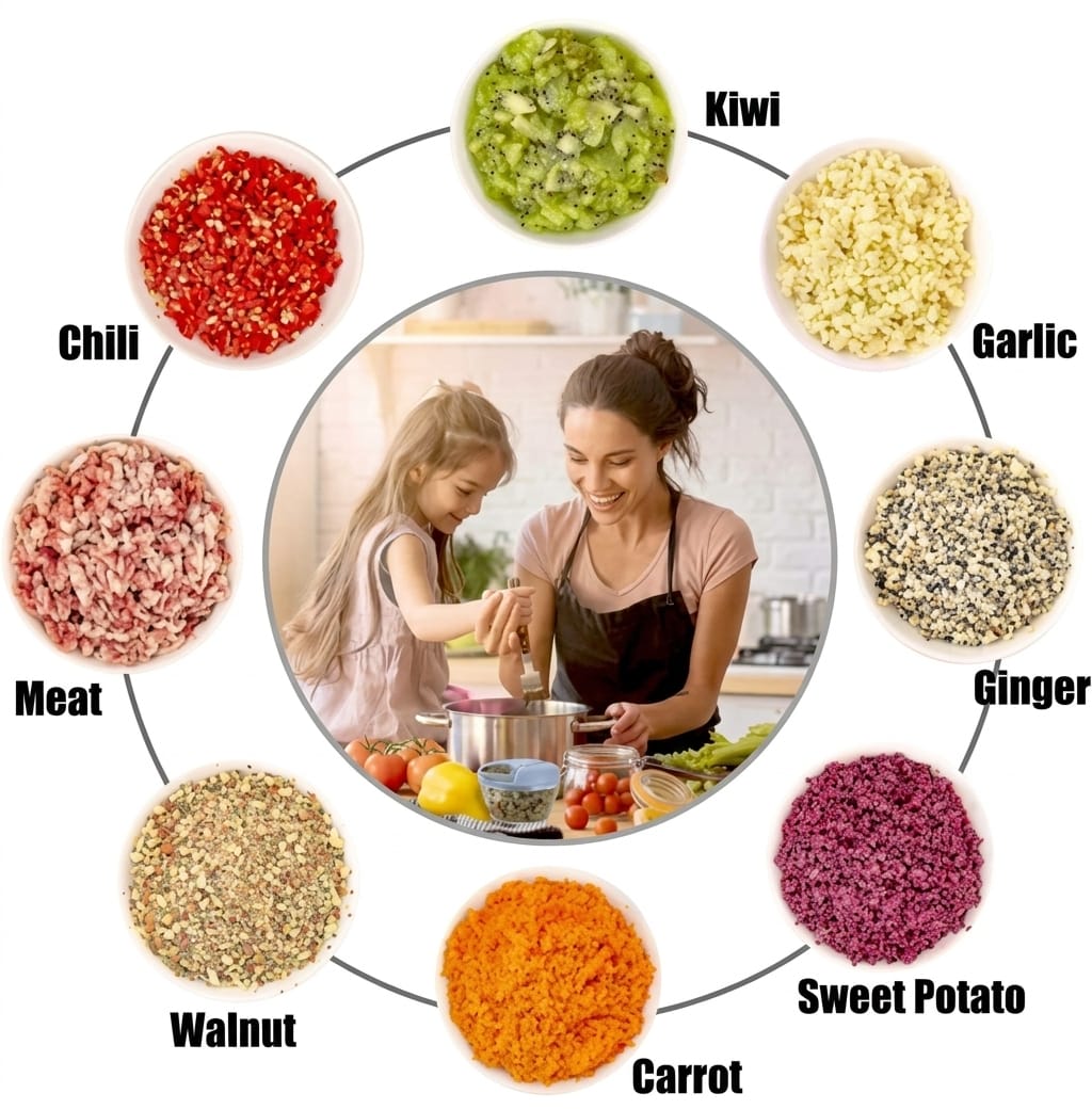 Multi-Functional Manual Vegetable Chopper