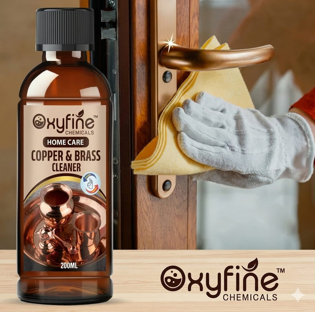 Oxyfine Premium Copper & Brass Cleaner Liquid (200ml)